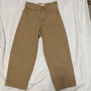 Madewell Petite Curvy Emmett Wide Leg Pants